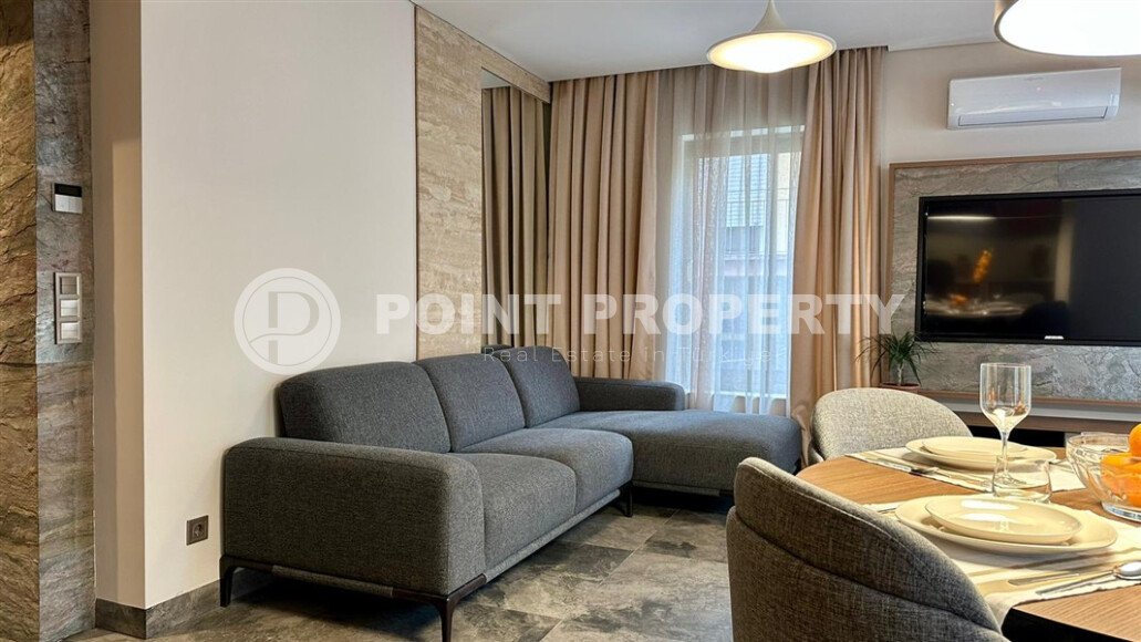 Стильная квартира  87 м² в центре Аланьи, в шаговой доступности от пляжа Клеопатры-id-9415-фото-3