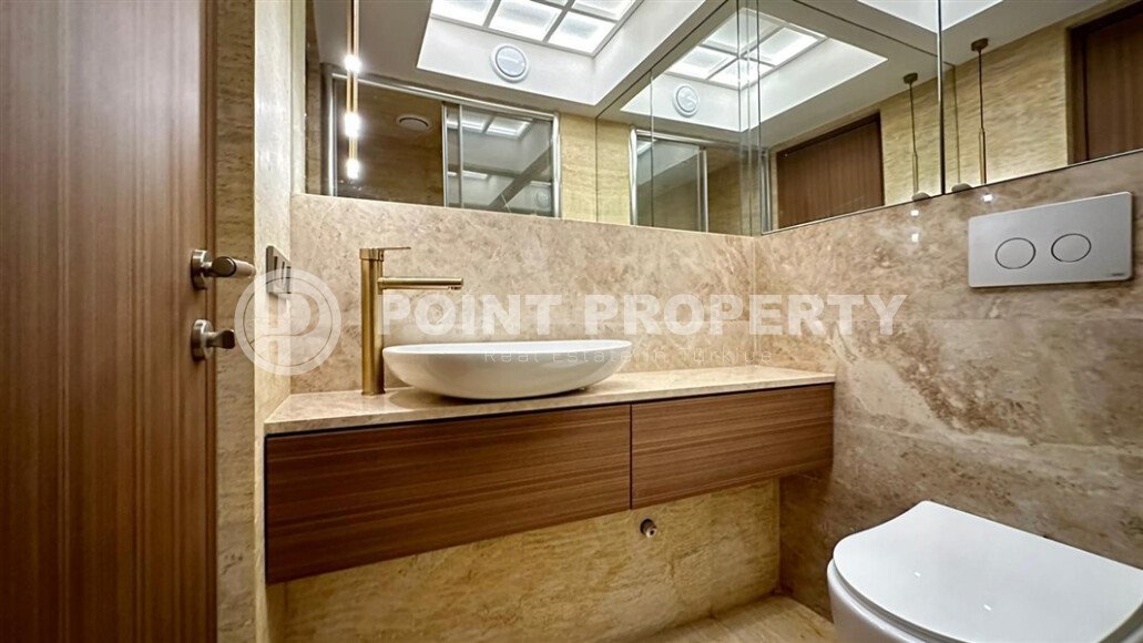 Стильная квартира  87 м² в центре Аланьи, в шаговой доступности от пляжа Клеопатры-id-9415-фото-11