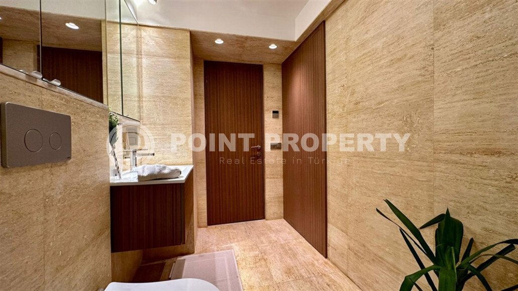 Стильная квартира  87 м² в центре Аланьи, в шаговой доступности от пляжа Клеопатры-id-9415-фото-12