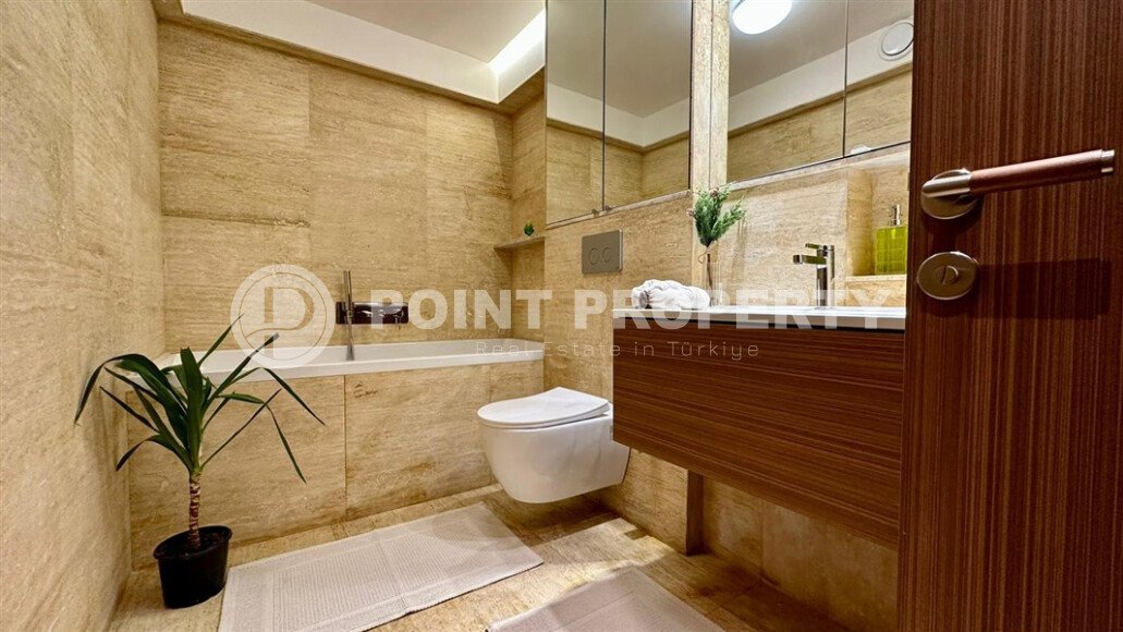 Стильная квартира  87 м² в центре Аланьи, в шаговой доступности от пляжа Клеопатры-id-9415-фото-14