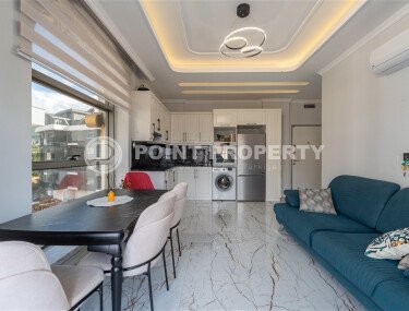 Просторная 1+1 квартира, 50 м² с балконом в комплексе 2022 года в районе Оба-id-9425-фото-3