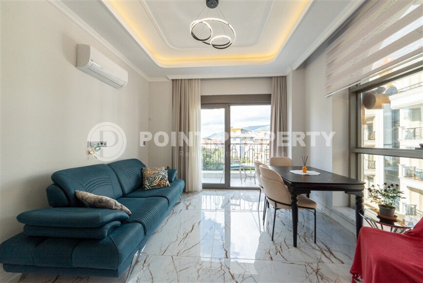 Просторная 1+1 квартира, 50 м² с балконом в комплексе 2022 года в районе Оба-id-9425-фото-4