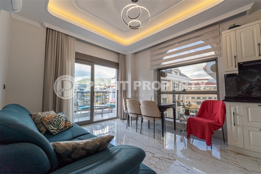 Просторная 1+1 квартира, 50 м² с балконом в комплексе 2022 года в районе Оба-id-9425-фото-5