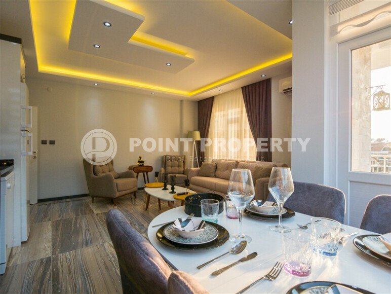 Отличная квартира 1+1 ,55 м² в центре Аланьи-id-9467-фото-4