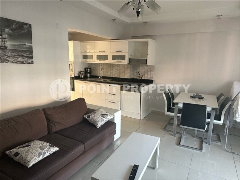 Уютная квартира 85 м² в центре Аланьи у пляжа Клеопатры, ВНЖ, вид на крепость-id-9475-фото-1