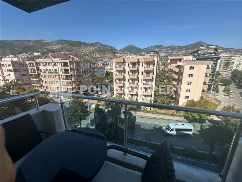 Уютная квартира 85 м² в центре Аланьи у пляжа Клеопатры, ВНЖ, вид на крепость-id-9475-фото-12