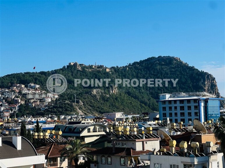 Уютная квартира 85 м² в центре Аланьи у пляжа Клеопатры, ВНЖ, вид на крепость-id-9475-фото-14