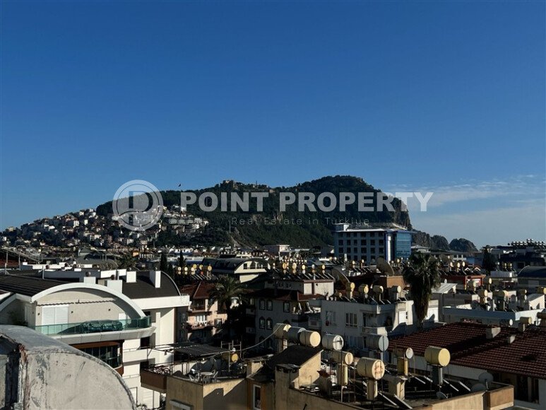 Уютная квартира 85 м² в центре Аланьи у пляжа Клеопатры, ВНЖ, вид на крепость-id-9475-фото-19