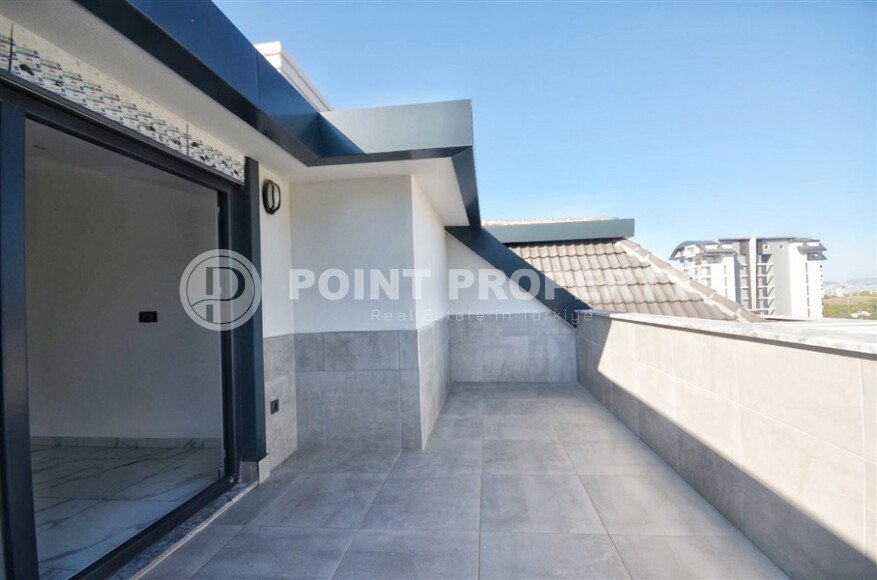 Двухуровневая квартира 3+1 площадью 120 м² в Алании в комплексе 2024 года-id-9481-фото-22