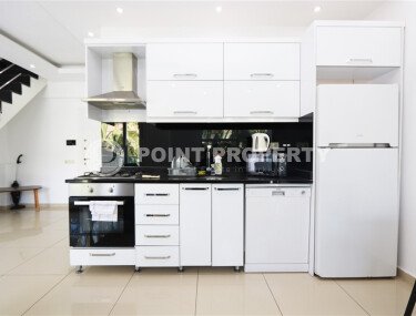 Двухуровневая квартира возле пляжа Клеопатры в доме с бассейном-id-9488-фото-3