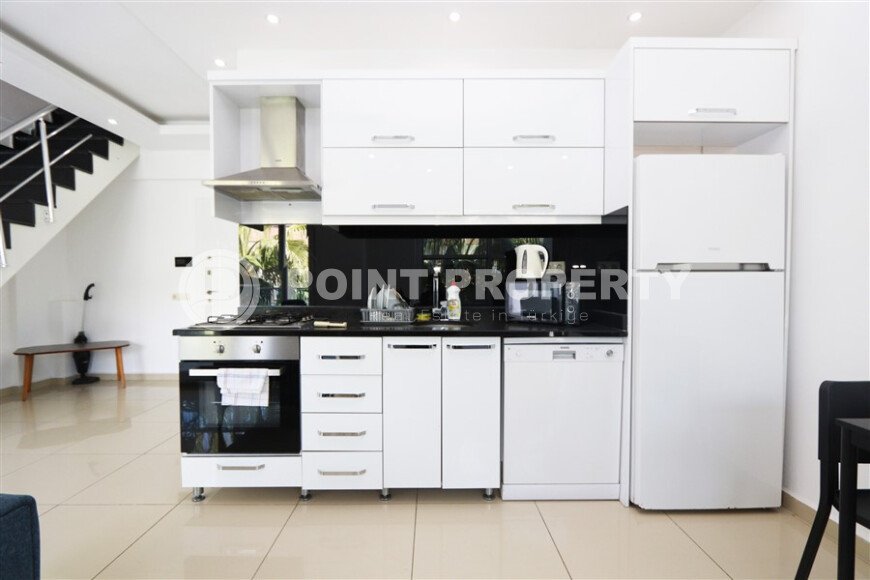 Двухуровневая квартира возле пляжа Клеопатры в доме с бассейном-id-9488-фото-3