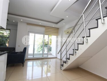 Двухуровневая квартира возле пляжа Клеопатры в доме с бассейном-id-9488-фото-4