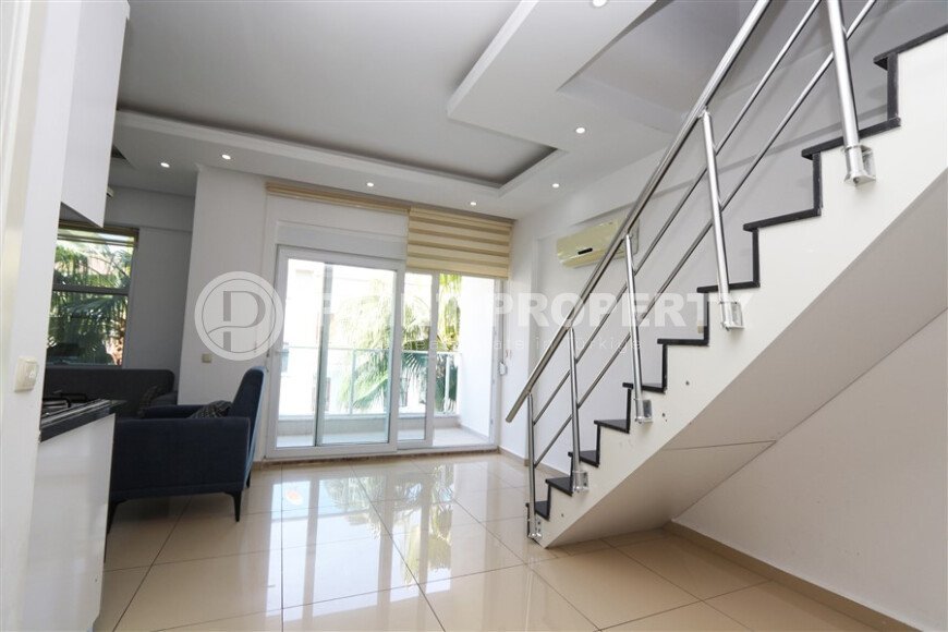 Двухуровневая квартира возле пляжа Клеопатры в доме с бассейном-id-9488-фото-4