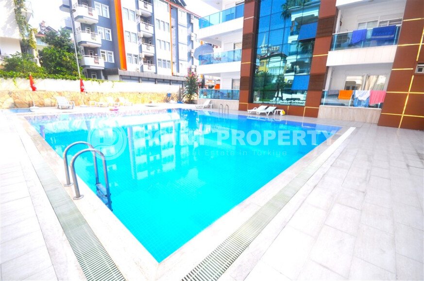 Двухуровневая квартира возле пляжа Клеопатры в доме с бассейном-id-9488-фото-24