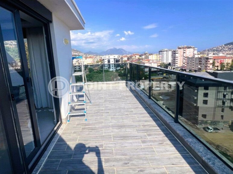 Panoramic duplex apartment 2+1 area 120 m² in the center of Alanya, Cleopatra beach area-id-9500-photo-9