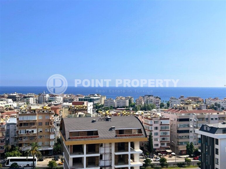 Panoramic duplex apartment 2+1 area 120 m² in the center of Alanya, Cleopatra beach area-id-9500-photo-12