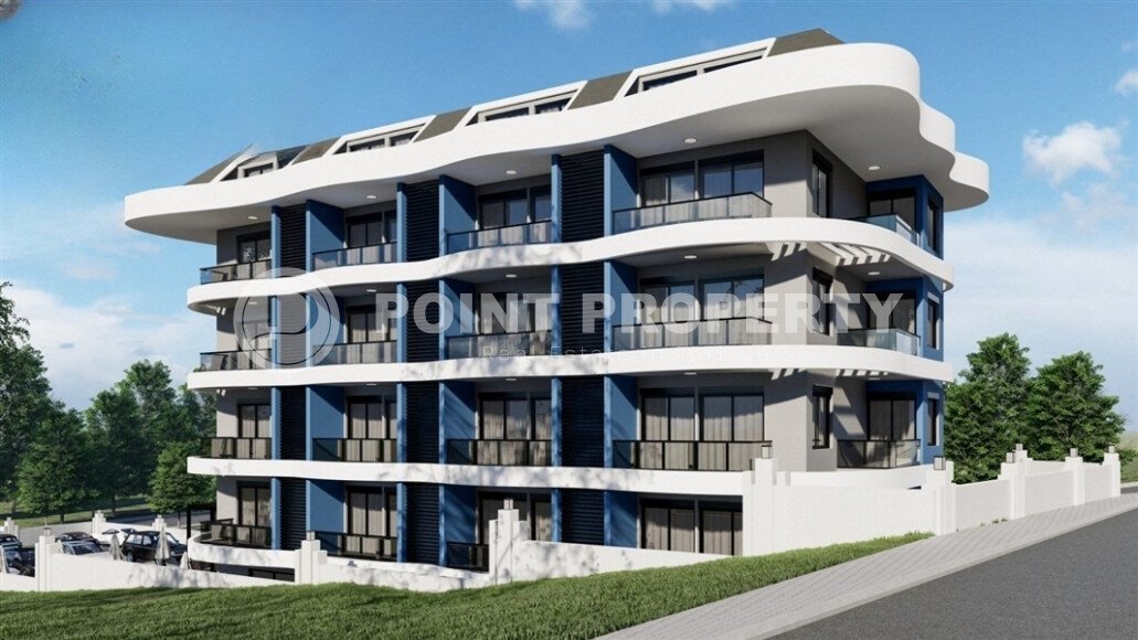 Квартиры с хорошей площадью в новом жилом комплексе в рассрочку в районе Динек, Алания-id-9522-фото-2