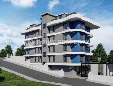 Apartments with good area in a new residential complex in installments in the Dinek area, Alanya-id-9522-photo-3