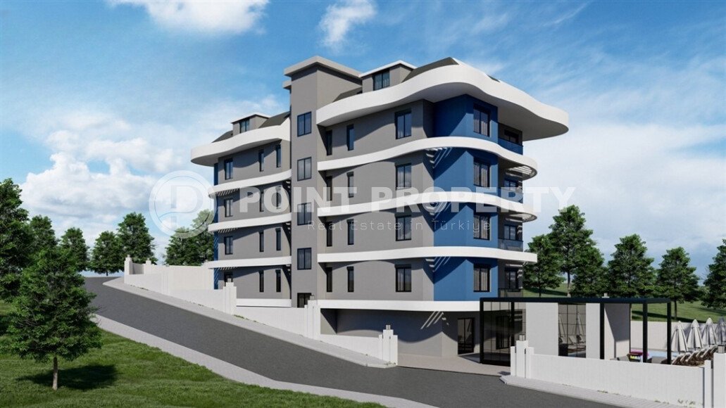 Квартиры с хорошей площадью в новом жилом комплексе в рассрочку в районе Динек, Алания-id-9522-фото-3