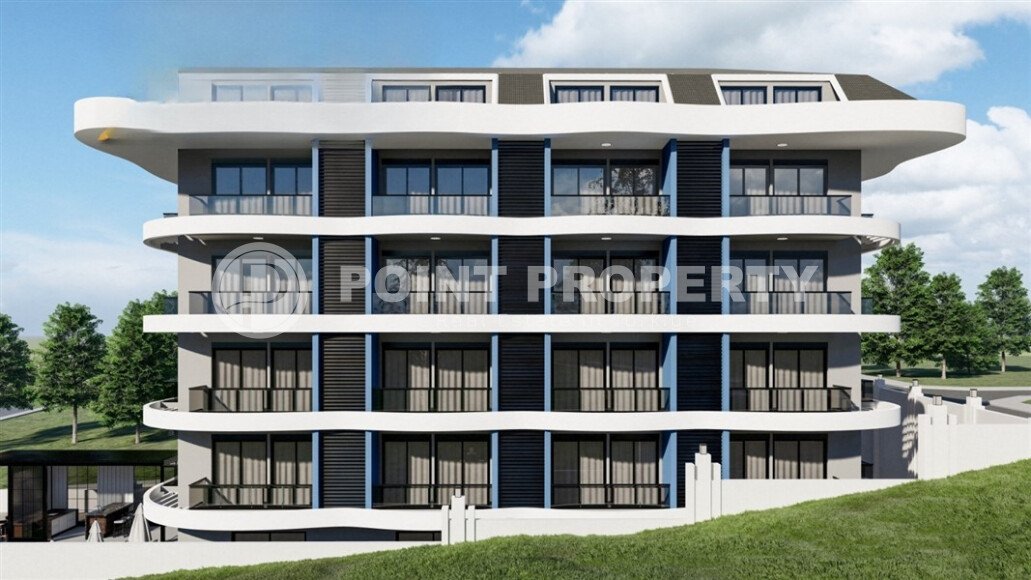 Квартиры с хорошей площадью в новом жилом комплексе в рассрочку в районе Динек, Алания-id-9522-фото-5