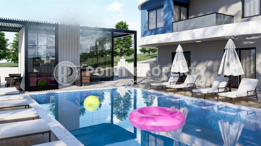 Квартиры с хорошей площадью в новом жилом комплексе в рассрочку в районе Динек, Алания-id-9522-фото-7