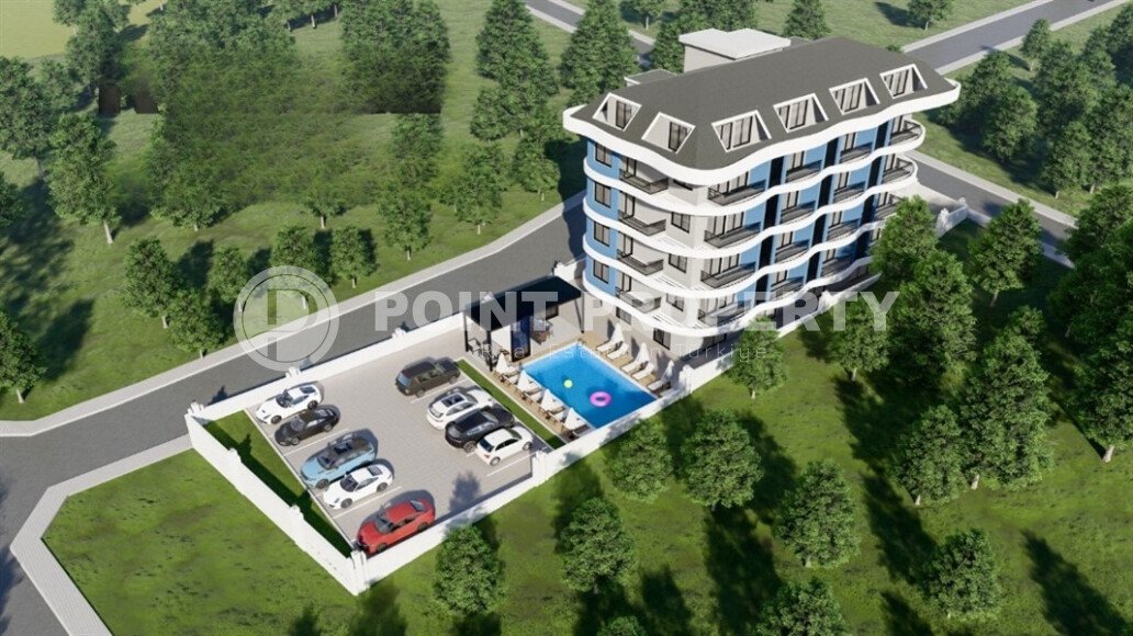 Квартиры с хорошей площадью в новом жилом комплексе в рассрочку в районе Динек, Алания-id-9522-фото-10