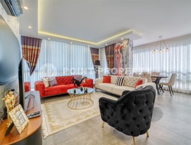 Потрясающие апартаменты 100 м² в центре Аланьи рядом с пляжем Клеопатры-id-9527-фото-2