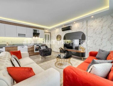 Потрясающие апартаменты 100 м² в центре Аланьи рядом с пляжем Клеопатры-id-9527-фото-3