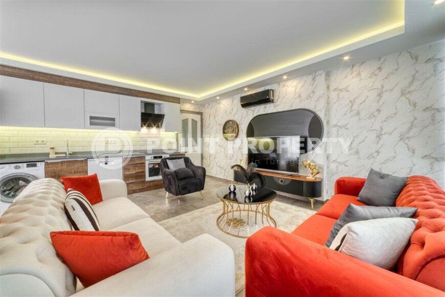 Потрясающие апартаменты 100 м² в центре Аланьи рядом с пляжем Клеопатры-id-9527-фото-3