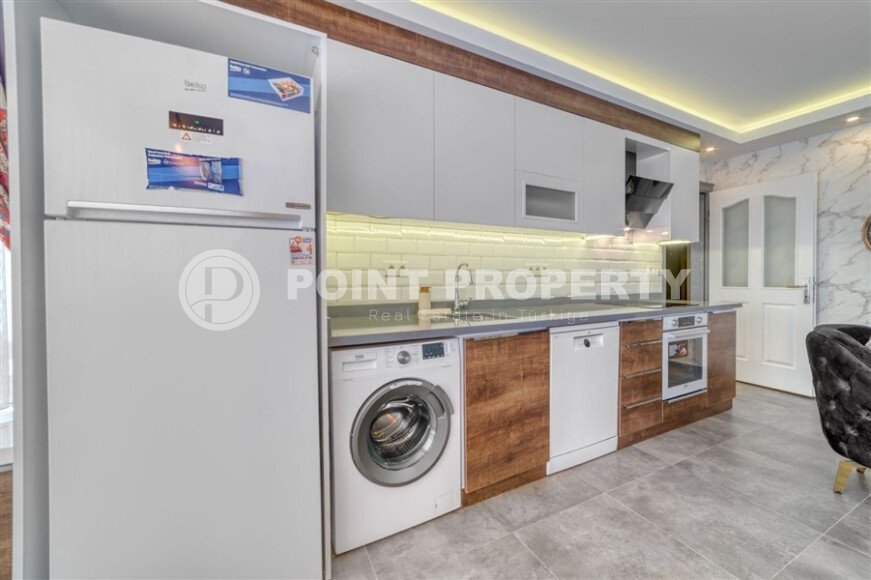 Потрясающие апартаменты 100 м² в центре Аланьи рядом с пляжем Клеопатры-id-9527-фото-4