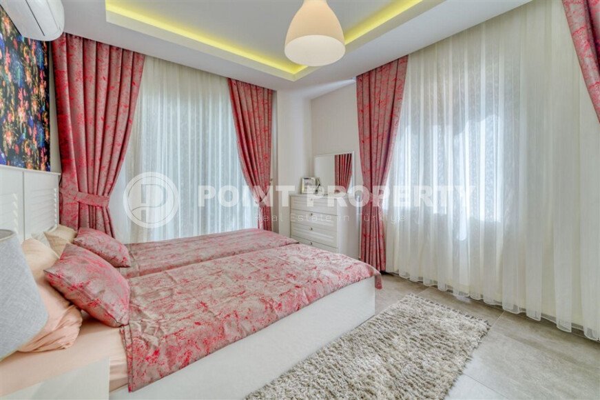 Потрясающие апартаменты 100 м² в центре Аланьи рядом с пляжем Клеопатры-id-9527-фото-8