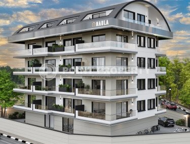 Квартиры новом жилом комплексе в районе Хасбахче, Алания-id-9539-фото-2