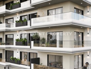 Квартиры новом жилом комплексе в районе Хасбахче, Алания-id-9539-фото-3