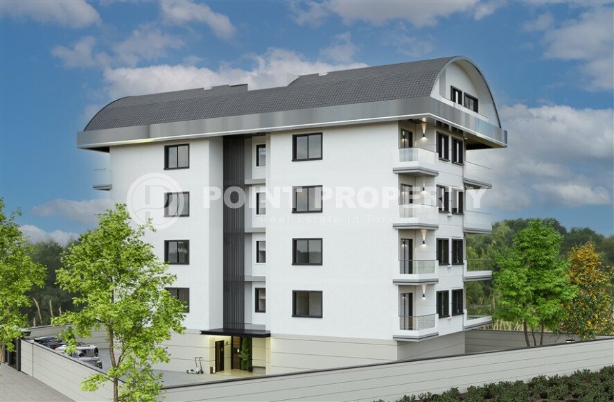 Квартиры новом жилом комплексе в районе Хасбахче, Алания-id-9539-фото-4