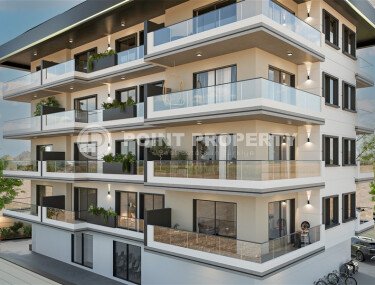 Квартиры новом жилом комплексе в районе Хасбахче, Алания-id-9539-фото-5