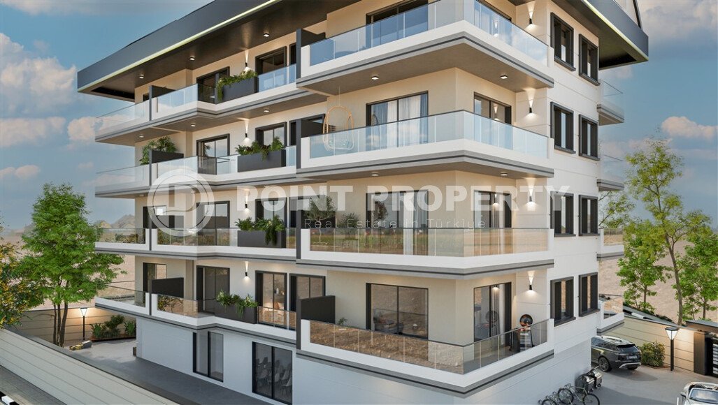 Квартиры новом жилом комплексе в районе Хасбахче, Алания-id-9539-фото-5