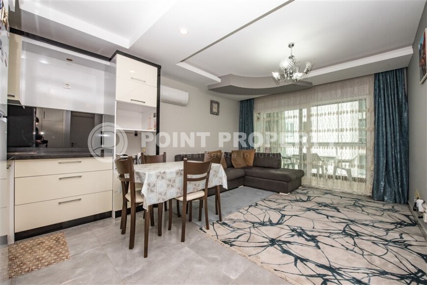 Spacious apartment 58 m² in Mahmutlar area with glazed balcony-id-9543-photo-2