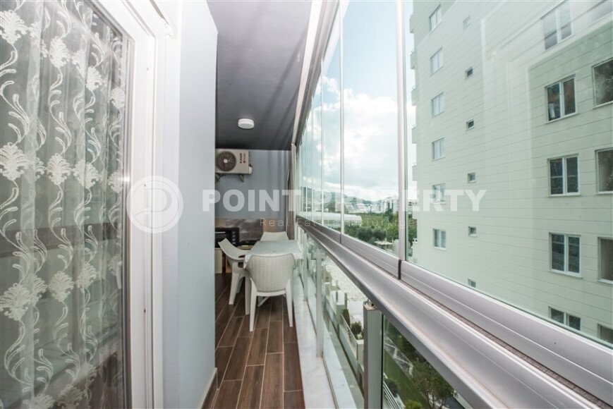 Spacious apartment 58 m² in Mahmutlar area with glazed balcony-id-9543-photo-8