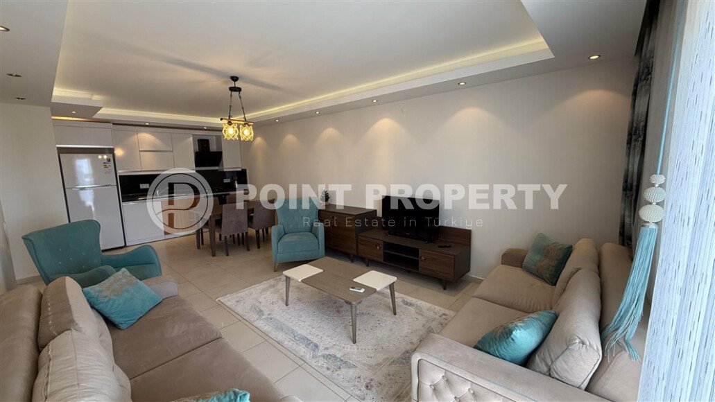 Меблированная квартира планировки 1+1  в районе Махмутлар, в комплексе с зеленой территорией иинфраструктурой.-id-9545-фото-4