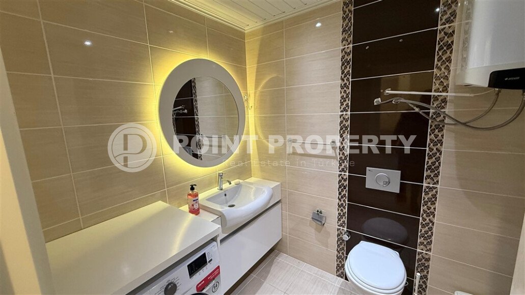 Меблированная квартира планировки 1+1  в районе Махмутлар, в комплексе с зеленой территорией иинфраструктурой.-id-9545-фото-8