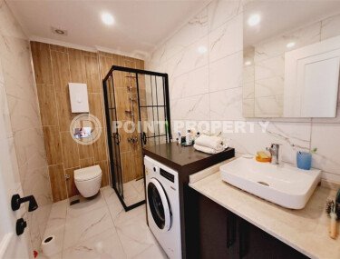 Apartment with 1+1 layout, 55 m² in Cleopatra area, Alanya - 750 m to the sea, with swimming pool and fitness-id-9550-photo-3