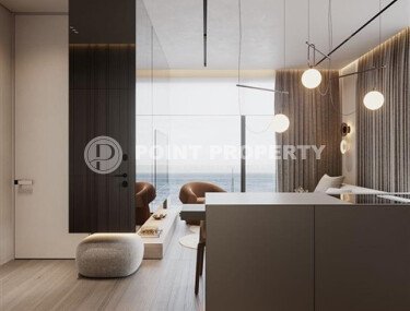 Квартира 1+1 площадью 60 м² в премиальном комплексе на первой линии в районе Махмутлар, Алания-id-9558-фото-3