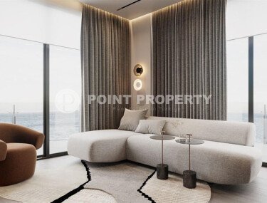 Квартира 1+1 площадью 60 м² в премиальном комплексе на первой линии в районе Махмутлар, Алания-id-9558-фото-5