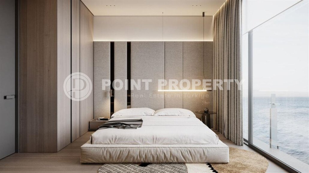 Квартира 1+1 площадью 60 м² в премиальном комплексе на первой линии в районе Махмутлар, Алания-id-9558-фото-9