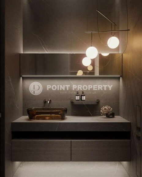 Квартира 1+1 площадью 60 м² в премиальном комплексе на первой линии в районе Махмутлар, Алания-id-9558-фото-13