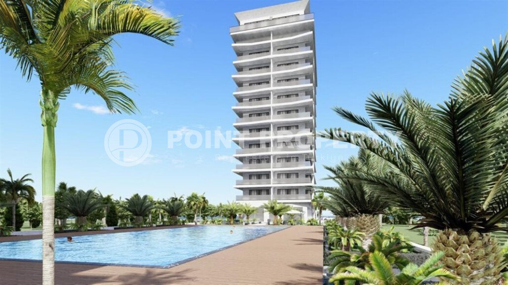 Квартира 1+1 площадью 60 м² в премиальном комплексе на первой линии в районе Махмутлар, Алания-id-9558-фото-15