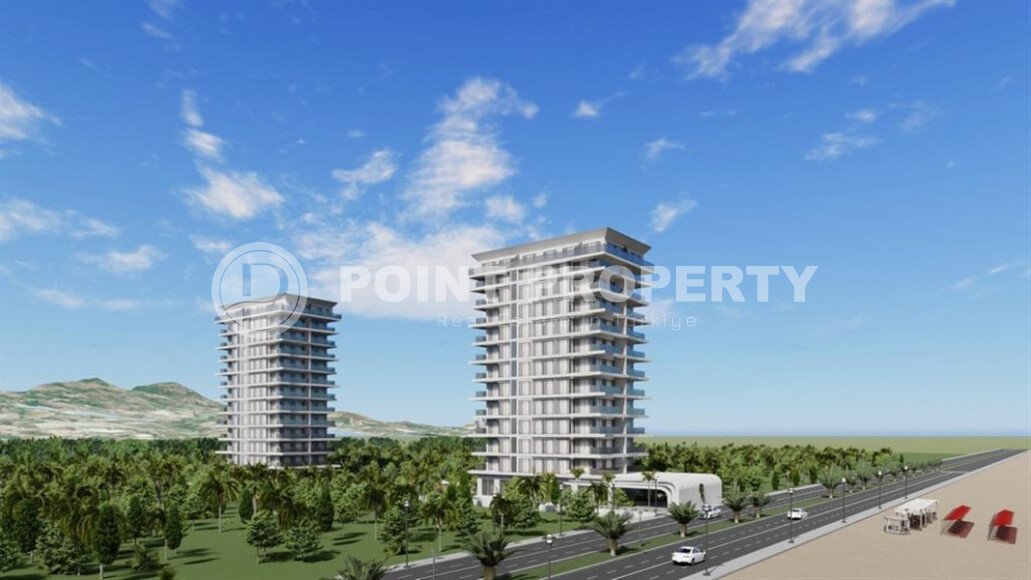 Квартира 1+1 площадью 60 м² в премиальном комплексе на первой линии в районе Махмутлар, Алания-id-9558-фото-16