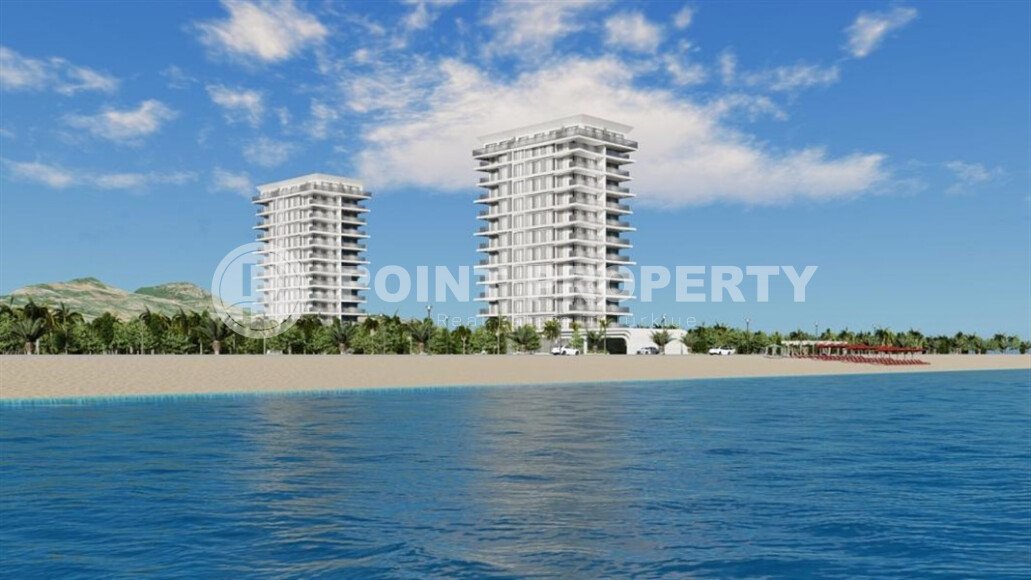 Квартира 1+1 площадью 60 м² в премиальном комплексе на первой линии в районе Махмутлар, Алания-id-9558-фото-24