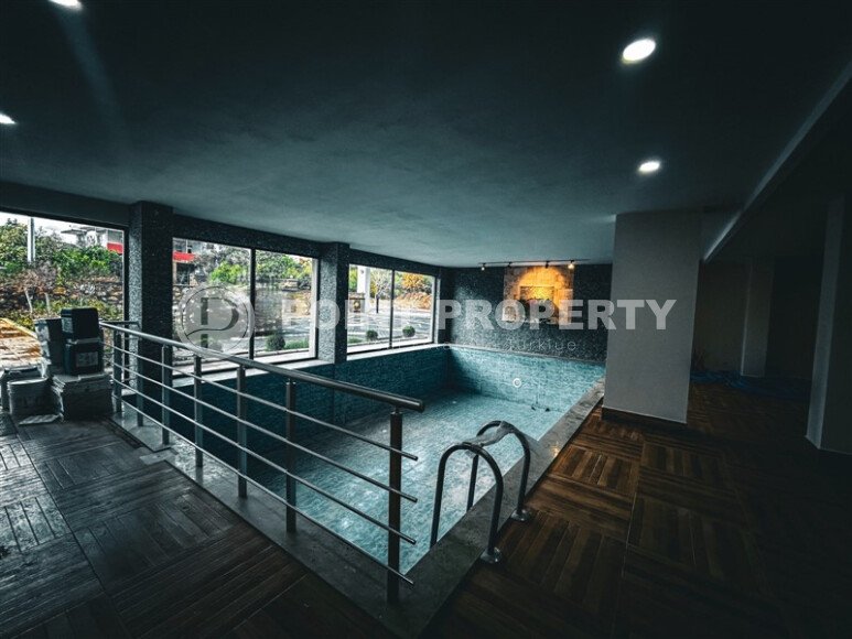 Новая квартира 1+1 площадью 50 м² в районе Оба, Алания-id-9559-фото-11