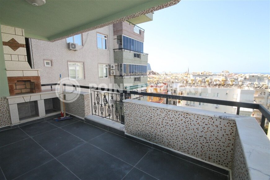 Семейная квартира 3+1, 160 м² в центре Аланьи с просторным балконом и камином-id-9564-фото-19